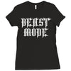 beast mode Ladies Fitted T-Shirt