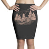 Camping Red Pencil Skirts