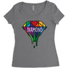 Diamond Women's Triblend Scoop T-shirt
