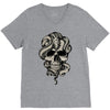 skull snake V-Neck Tee