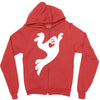 fun ghost Zipper Hoodie