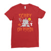 scary gay person Ladies Fitted T-Shirt