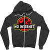 No Internet Zipper Hoodie