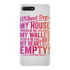 my heart is empty iPhone 7 Plus Case