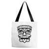 tiki mask hawaiian Tote Bags
