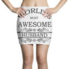 world's most amazing husband greeting Mini Skirts