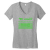 delorean trail Women's V-Neck T-Shirt