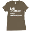bad hombre seeking nasty woman Ladies Fitted T-Shirt