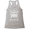 vintage made in 1999 perfectly aged a living legend Racerback Tank
