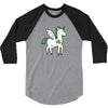 irish unicorn 3/4 Sleeve Shirt