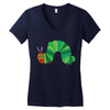 color funny Women's V-Neck T-Shirt