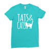 tats and cats Ladies Fitted T-Shirt