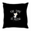 Meow Throw Pillow