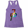 jake paul colorful galaxy Racerback Tank