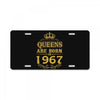 queens are born in 1967 License Plate