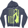 lyme disease awareness Zipper Hoodie