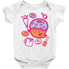 donut ghost baking Baby Bodysuit