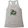 raphael meets mario Racerback Tank