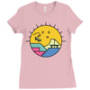 Sun Skate Ladies Fitted T-Shirt