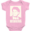 charlie sheen   winning   official Baby Onesie