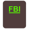 mens fbi print casual slim Mousepad