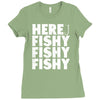 here fishy fishy fishy Ladies Fitted T-Shirt
