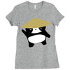 panda2 Ladies Fitted T-Shirt