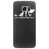 poker ~ fish to shark evolution ~ mens funny poker Samsung Galaxy S7 Edge