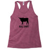 bull shirt funny small humor crude awesome beer tee cool geek nerd hum Racerback Tank