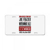 thrilla in manilla License Plate