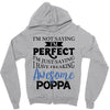 awesome poppa Zipper Hoodie