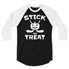 stick or treat 3/4 Sleeve Shirt