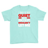 i tried to keep quiet but my ancestors Youth Tee