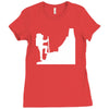mountain hiker Ladies Fitted T-Shirt