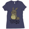 totoro Ladies Fitted T-Shirt