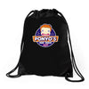 ponyo's ham shack Drawstring Bags