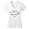 we wish you a very merry christmas Women's V-Neck T-Shirt