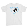 Baby Boy with Heart Any Name Customized Youth Tee