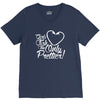 girls fish too only prettier V-Neck Tee