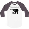 elephants never forget and they never forgive t shirt funny mens tee n 3/4 Sleeve Shirt