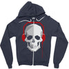 Sound Skull Zipper Hoodie