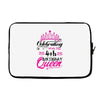 Celebrating With the 4th Birthday Queen Laptop sleeve