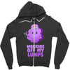 working off my lumps Zipper Hoodie