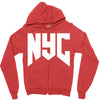 nyc new york city Zipper Hoodie