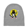 rock cat Baby Beanies