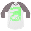 never forget 3/4 Sleeve Shirt