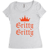 gritty gritty Women's Triblend Scoop T-shirt