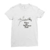 where the side quest ends Ladies Fitted T-Shirt