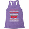 santa only comes once a year gramps is always here to cheer Racerback Tank