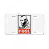 fool b.a. baracus License Plate